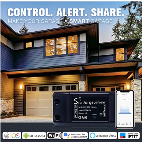 WiFi Smart Switch APP Garage Door Opener Remote - Picture 3 of 8